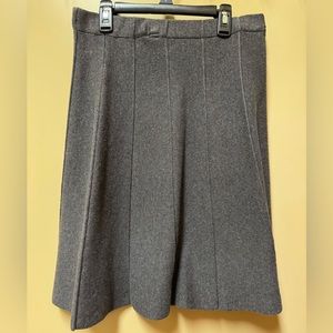 Adrienne Vittadini A-Line Skirt Gray Size M